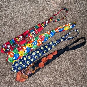 Cartoon Character Tie Bundle !!